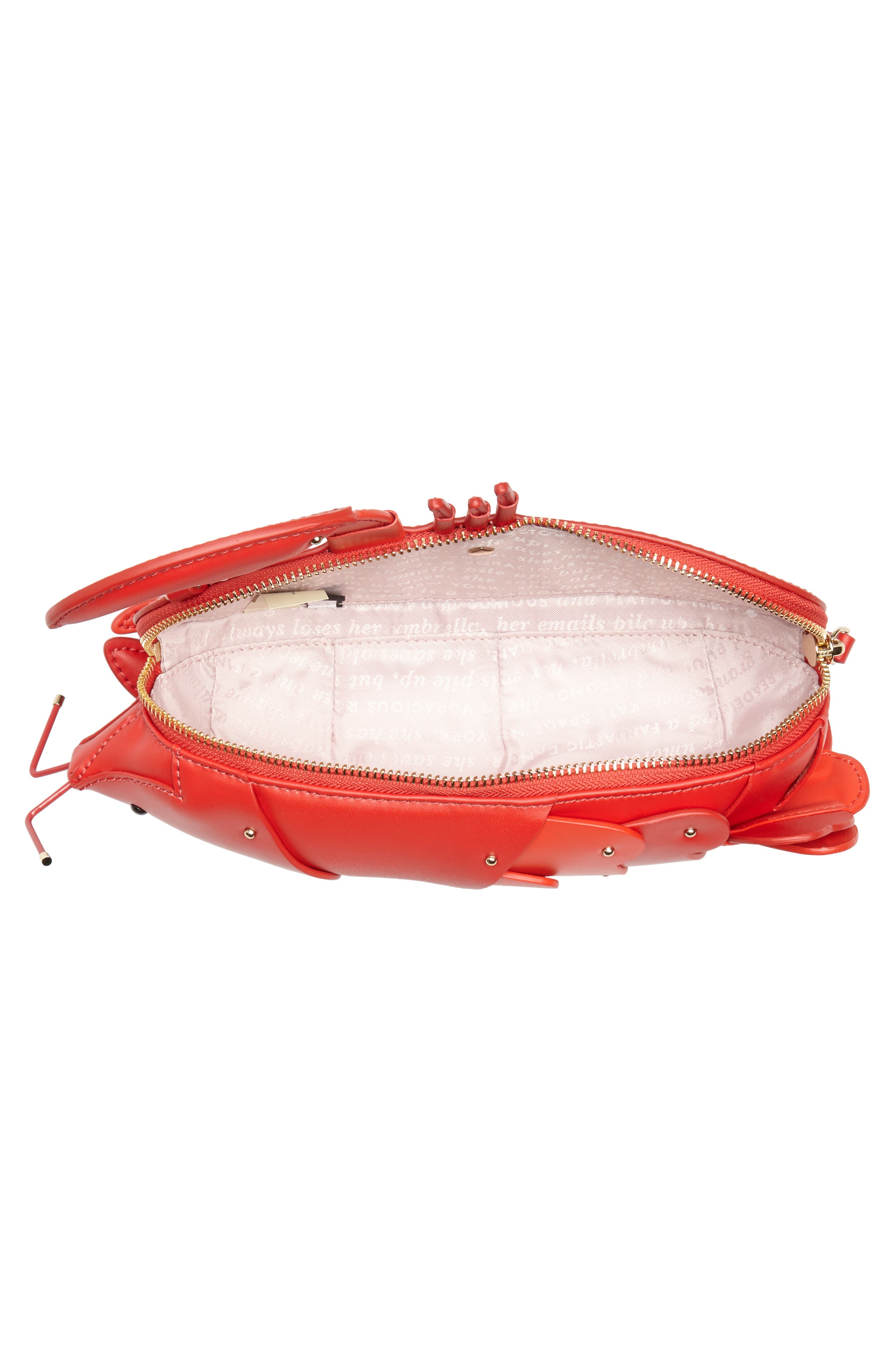 Kate Spade New York shore thing - leather lobster crossbody bag, Alternate, color, 
