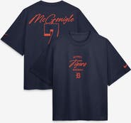 Nike Women's Nike Kevin McGonigle Navy Detroit Tigers Premium Essentials Boxy Name & Number T-Shirt