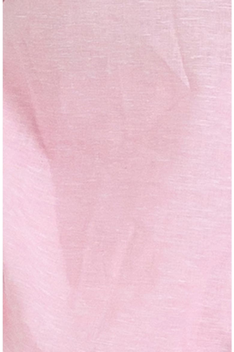Linen & Cotton Maternity Button-Up Shirt, Alternate, color, PINK