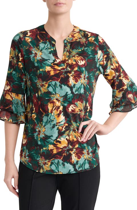 Tiered Bell Sleeve Tunic