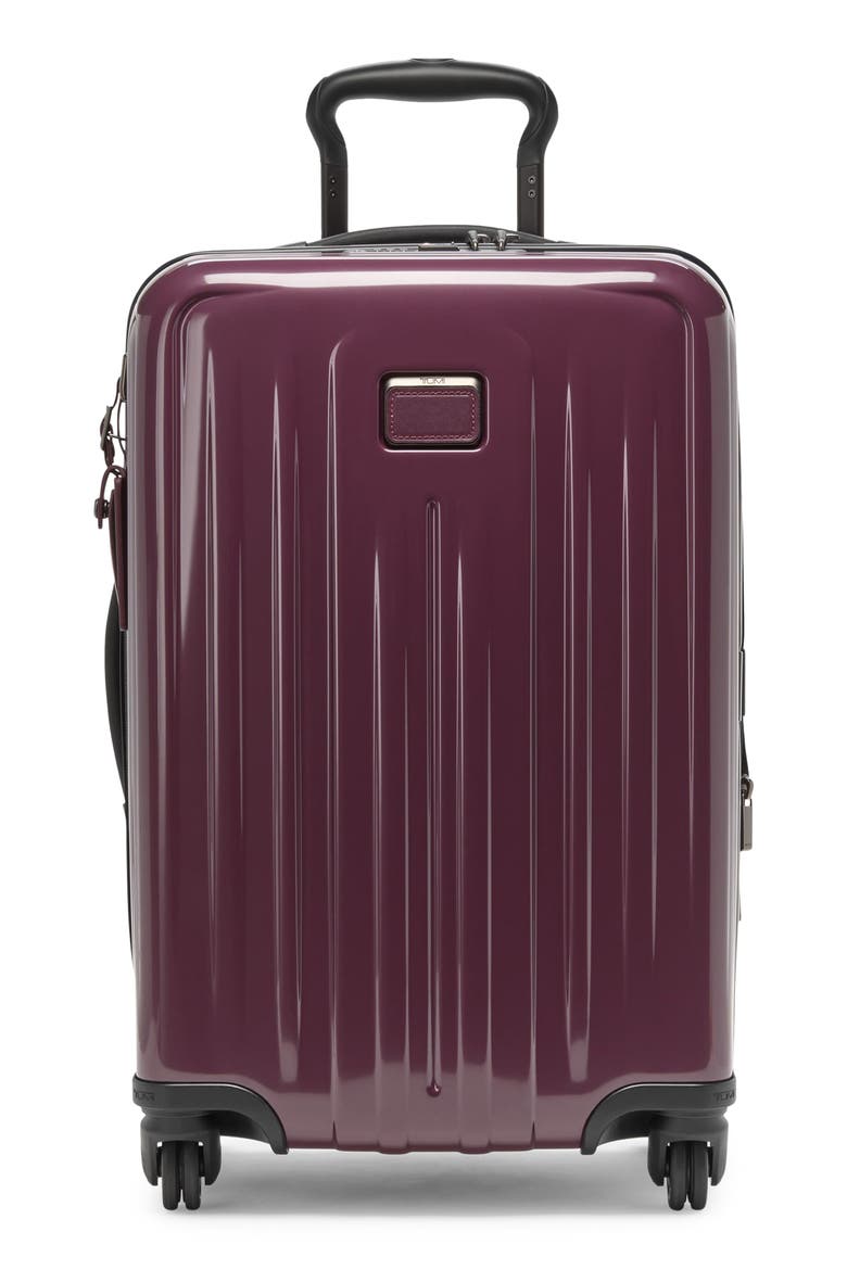 V4 Collection International Expandable Spinner Carry-On (Nordstrom Exclusive), Main, color, DEEP PLUM