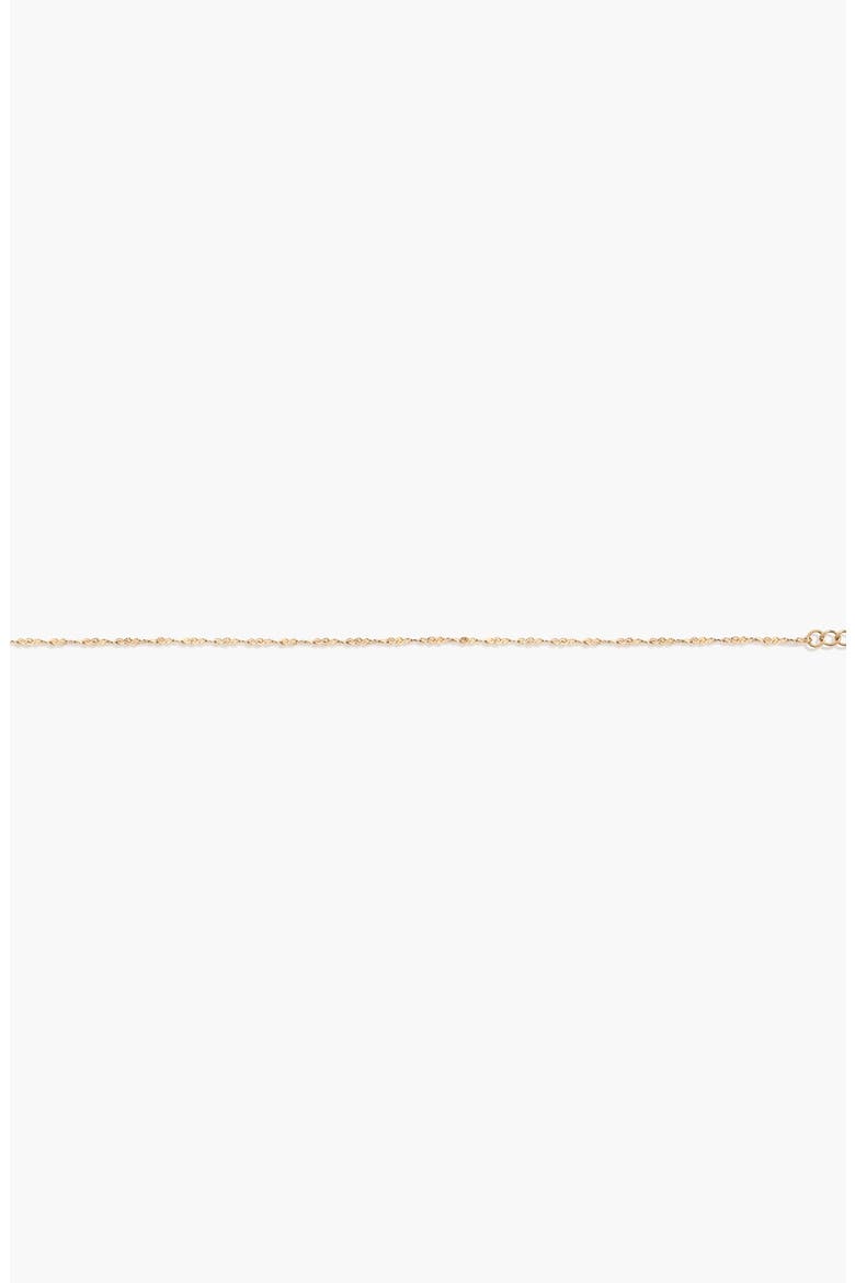 Unbreakable Barely There Chain Anklet, Alternate, color, White