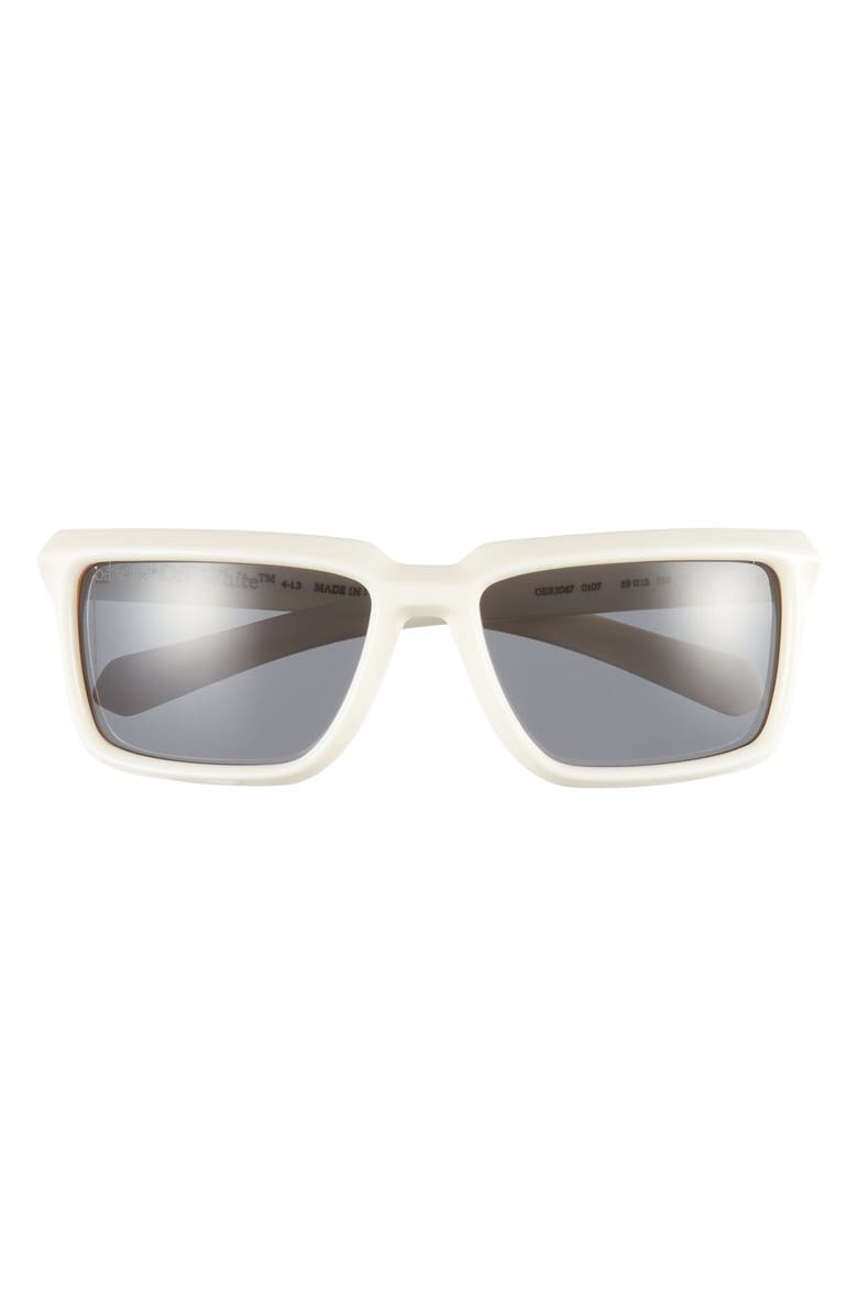 Off-White Portland 59mm Rectangular Sunglasses, Main, color, 