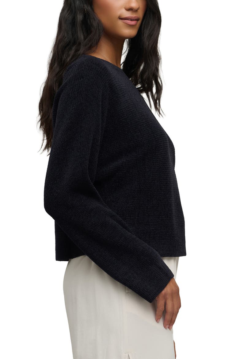 CozyChic Ultra Lite® Rib Dolman Shirt, Alternate, color, BLACK