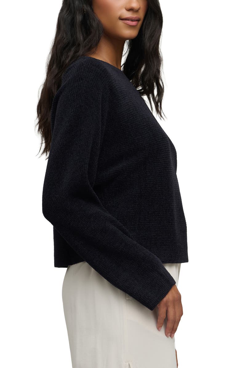 Barefoot Dreams<sup>®</sup> CozyChic Ultra Lite<sup>®</sup> Rib Dolman Shirt, Alternate, color, Black