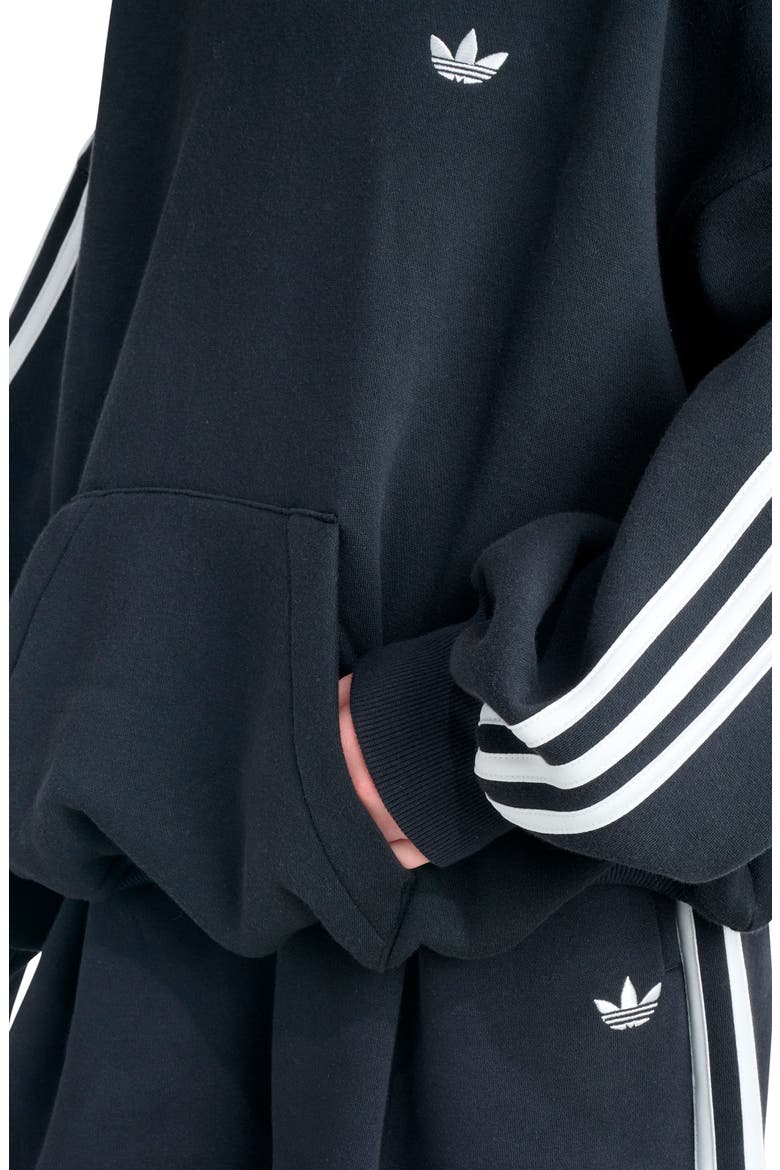 Kids' Bubble Fleece Hoodie, Alternate, color, BLACK