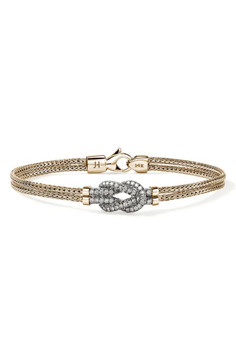 Love Knot Bracelet, Diamonds