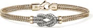 John Hardy Love Knot Bracelet, Diamonds