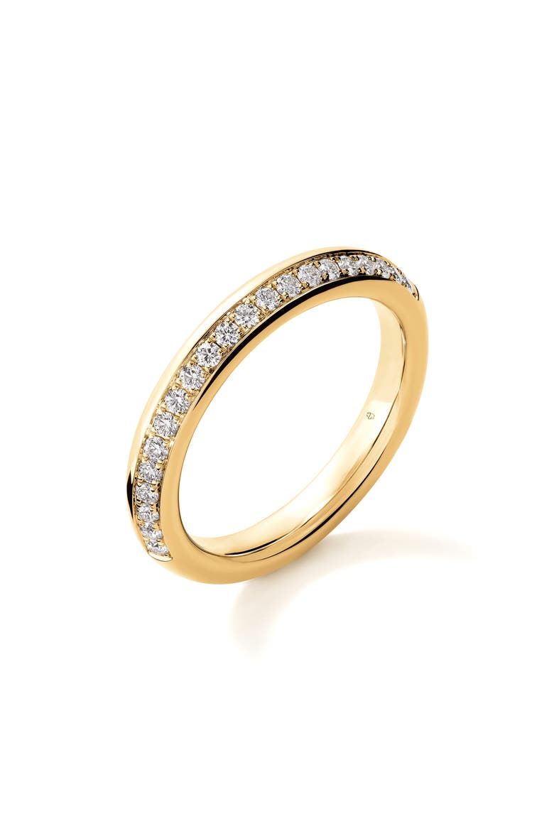 Barre Pavé Diamond Band Ring, Main, color, YELLOW GOLD/ DIAMOND