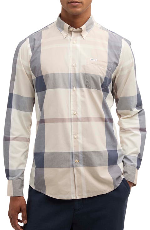 Harris Classic Fit Plaid Cotton Button-Down Shirt