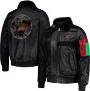 STARTER Men's Starter x Ty Mopkins Black Houston Astros Black History Month Satin Full-Zip Jacket