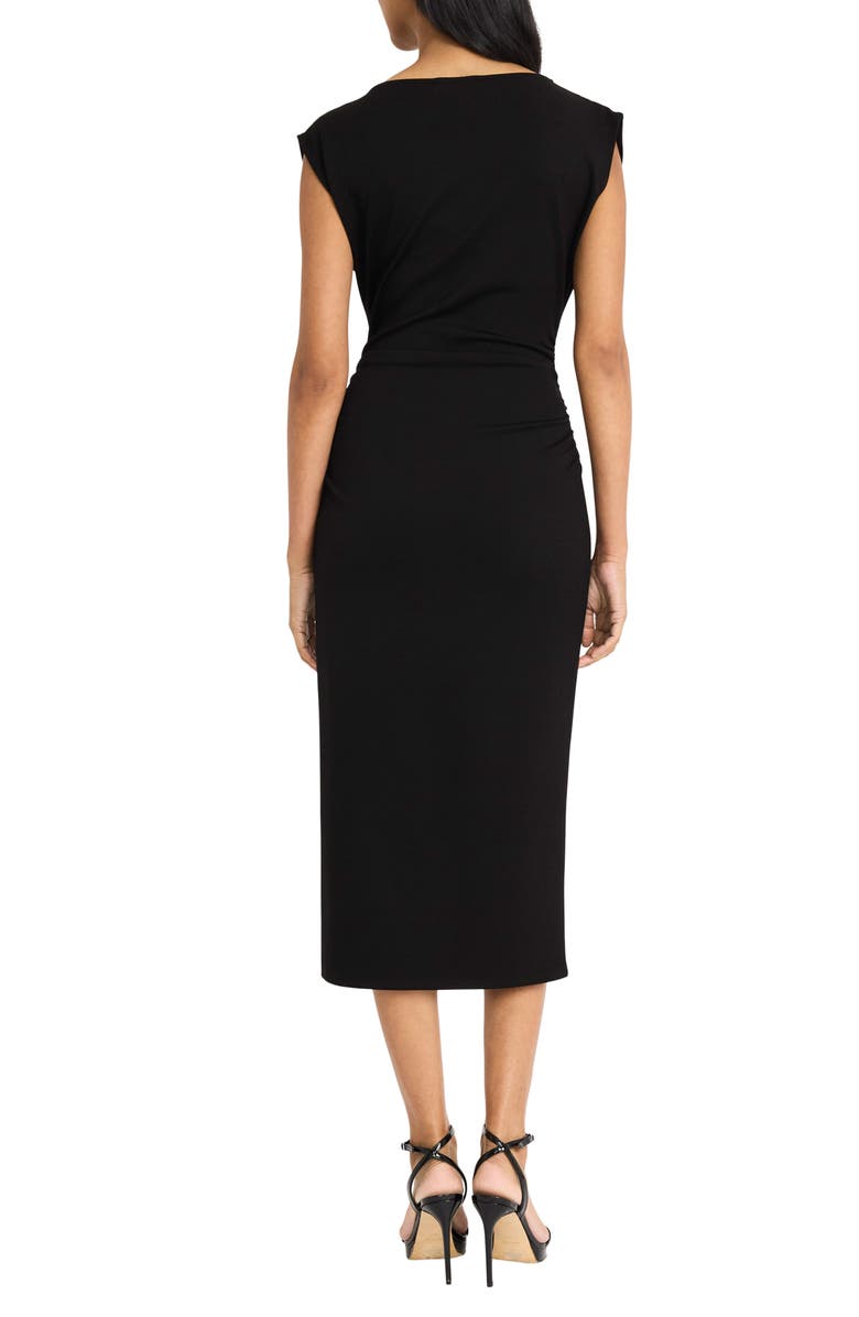 Ruched Cap Sleeve Dress