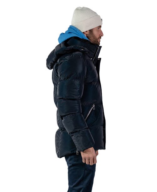 Woodpecker Bumnester 3/4 Length Quilted Coat In Multi