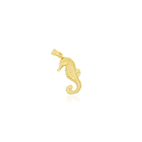 Gold Seahorse Charm