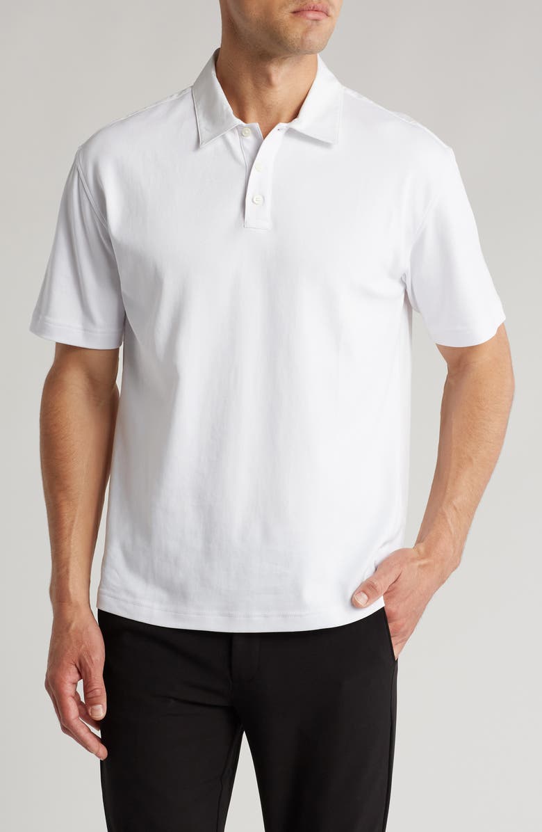 Theory Carlom Cotton Polo T-Shirt, Main, color, 