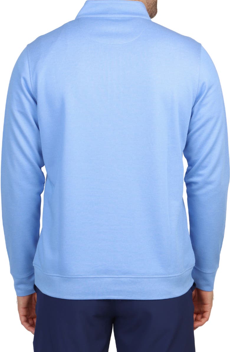 TailorByrd Modal Blend Quarter Zip Pullover, Alternate, color, Oxford Blue