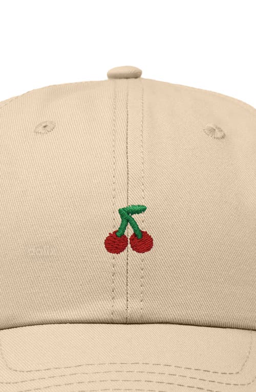 Dalix Lil Cherry Dad Cap In Brown