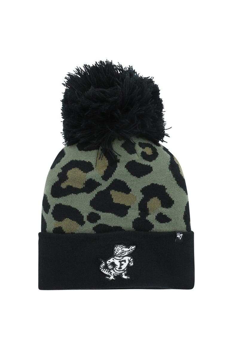 Women's '47 Hunter Green Florida Gators Bagheera Cuffed Knit Hat with Pom, Main, color, Green