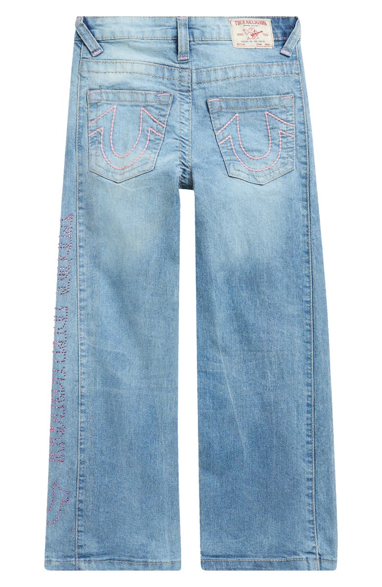 True Religion Kids' Becca Straight Leg Jeans, Alternate, color, Blue