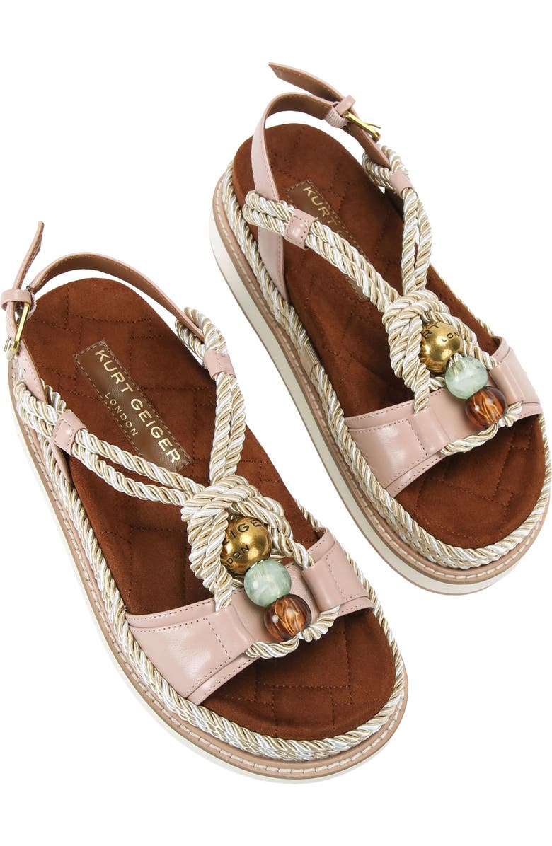 Kurt Geiger London Orson Rope Slingback Platform Sandal, Alternate, color,