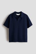 H&M Fine-knit cotton polo shirt