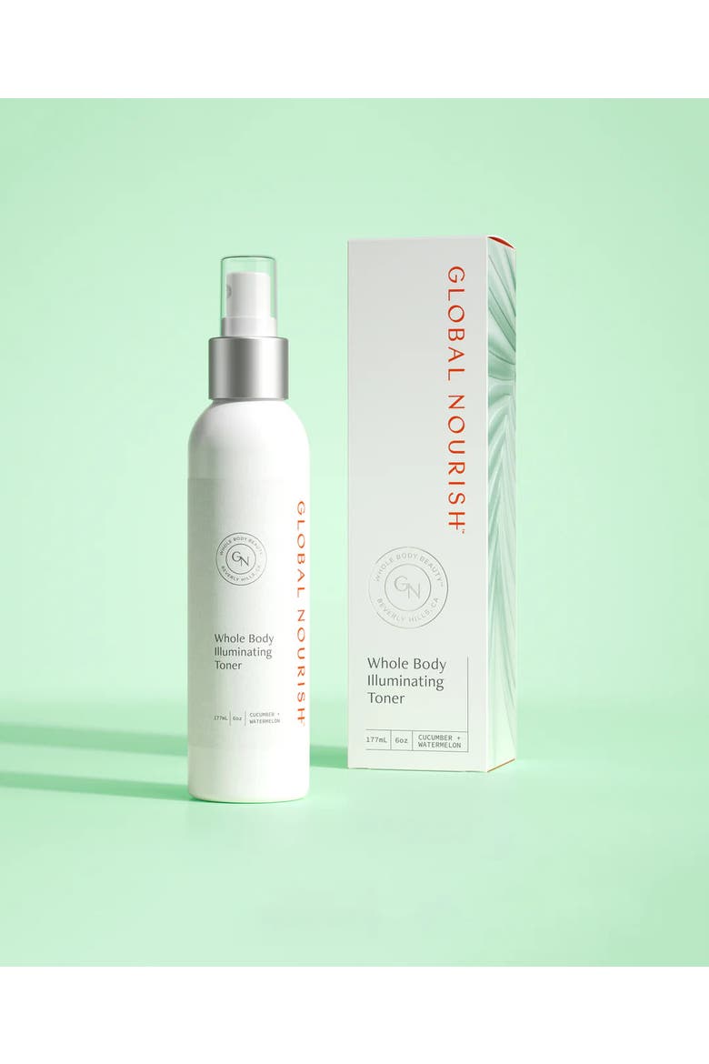 Whole Body Illuminating Toner, Main, color, White
