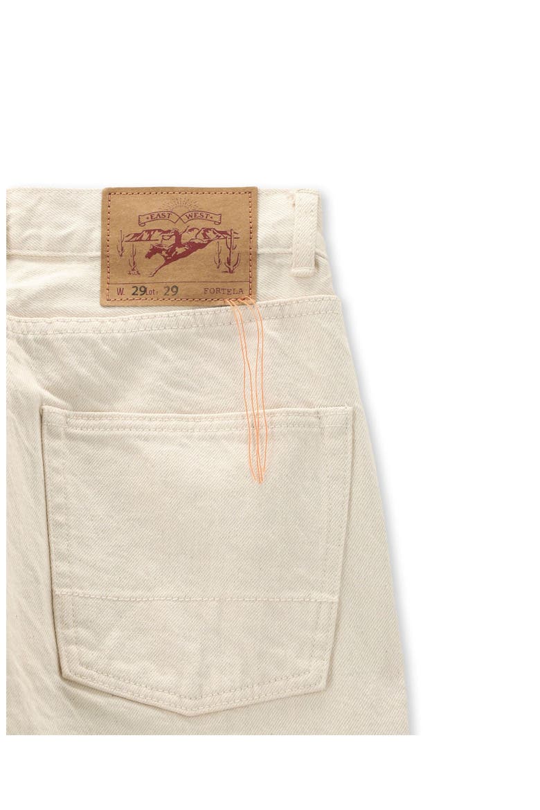 Johnj Japan Selvedge 5-Pocket Regular Fit Ecrù Denim, Alternate, color, OFF WHITE