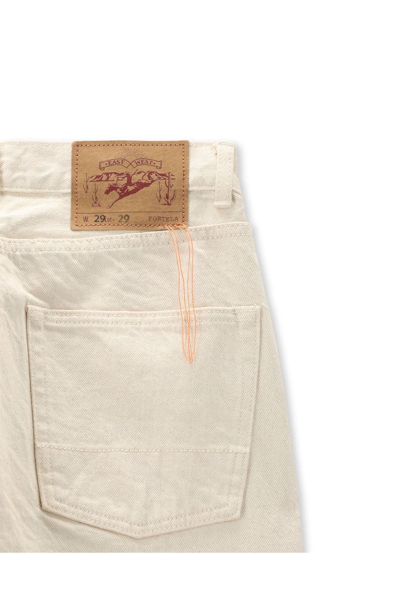 Fortela Johnj Japan Selvedge 5-Pocket Regular Fit Ecrù Denim, Alternate, color, Off White