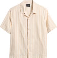 PacSun Stripe Cotton & Linen Camp Shirt