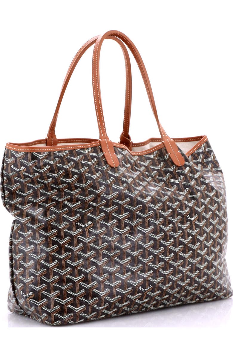 Pre-Owned Goyard Saint Louis Tote Coated Canvas PM, Alternate, color, Brown