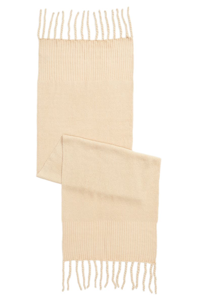 Free People Jaden Rib Knit Blanket Scarf, Alternate, color,