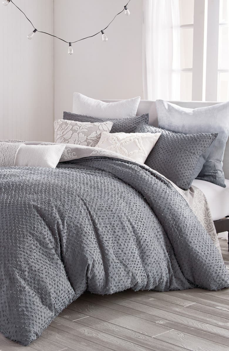 Peri Home Dot Fringe Comforter & Sham Set, Alternate, color, 