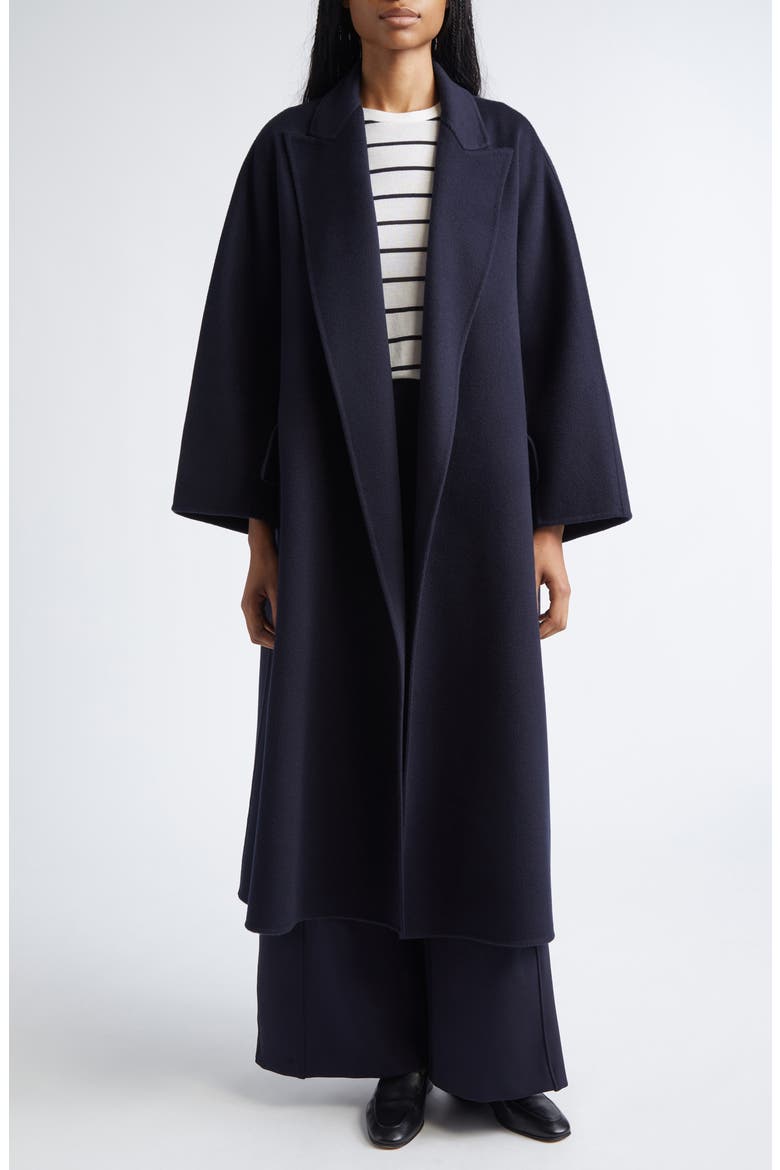 Cesto Virgin Wool Longline Coat, Alternate, color, ULTRAMARINE