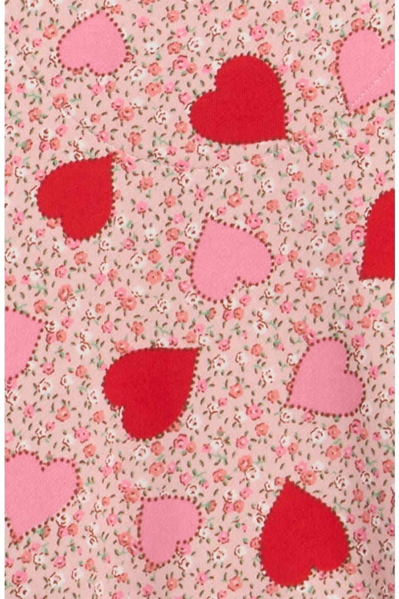Loopback Print Dress, Alternate, color, HEART FLORAL