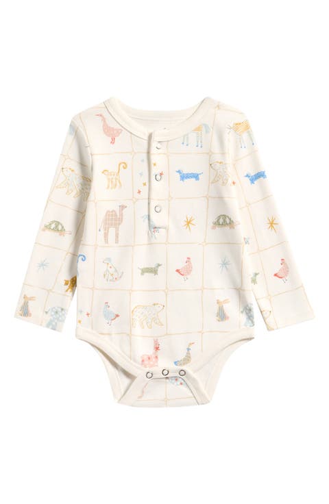 Henley Organic Cotton Bodysuit (Baby)