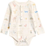 Pehr Henley Organic Cotton Bodysuit