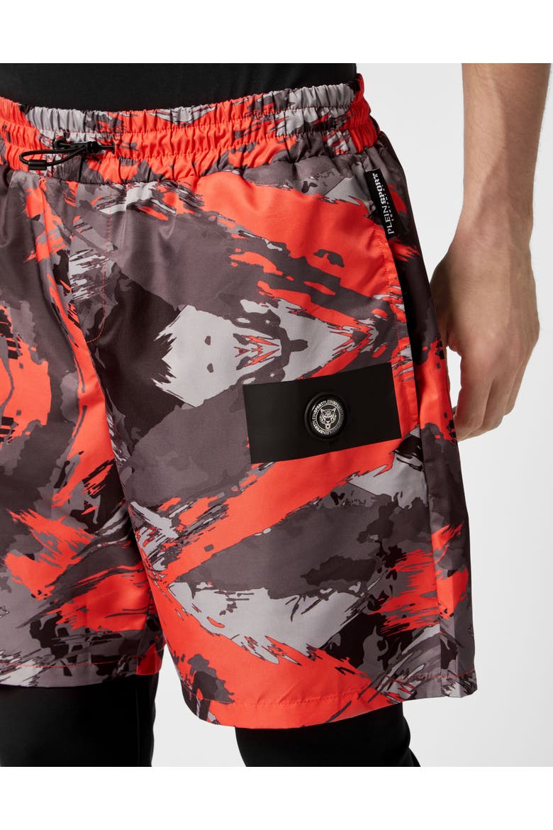 Running Pants Men, Alternate, color, black/orange
