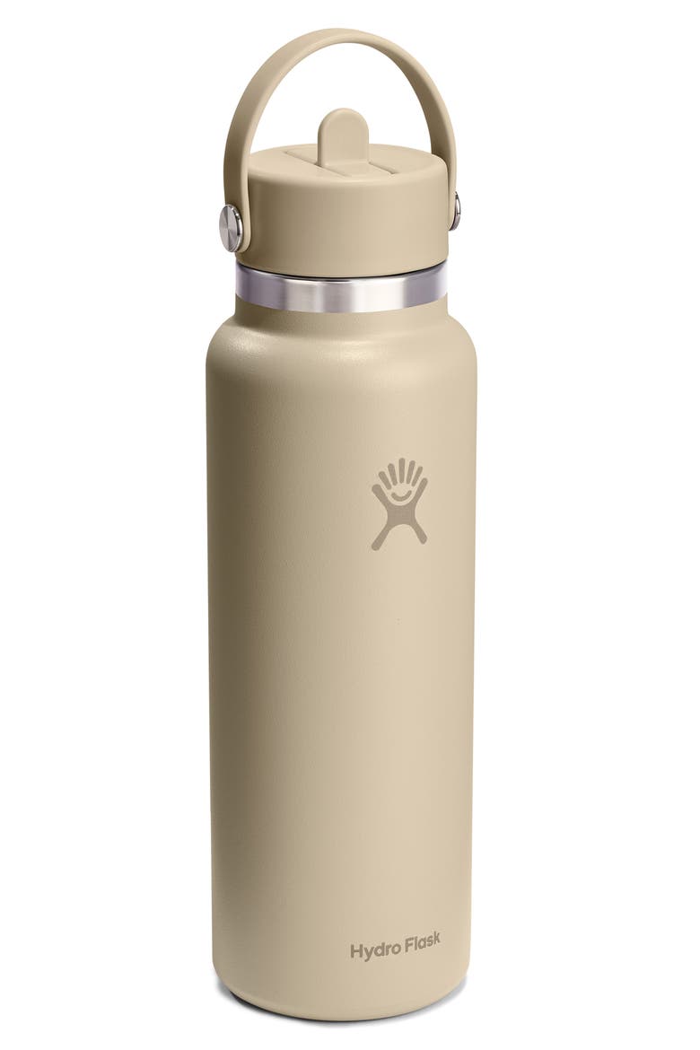 40-Ounce Wide Mouth Flex Straw Cap Bottle, Alternate, color, OAT