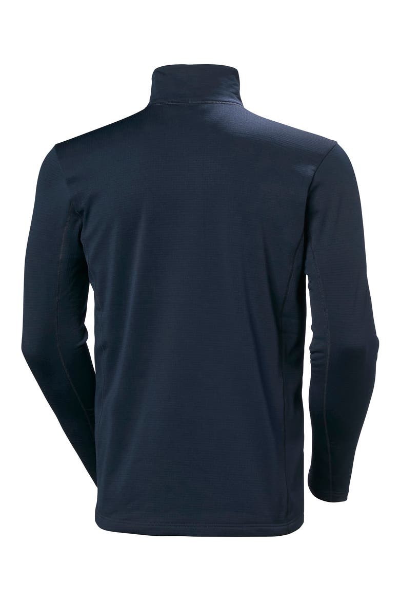 Versatile Half Zip Midlayer Fleece Pullover, Alternate, color, NAVY