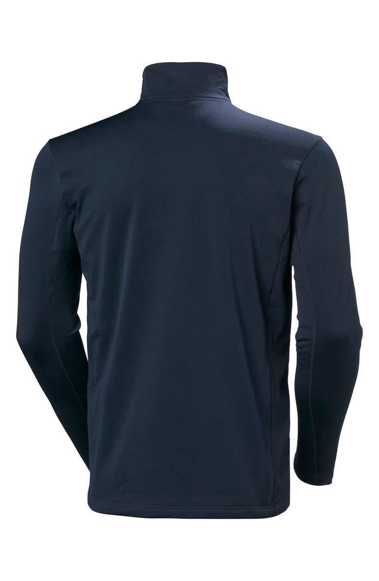 Helly Hansen Versatile Half Zip Midlayer Fleece Pullover, Alternate, color, Navy