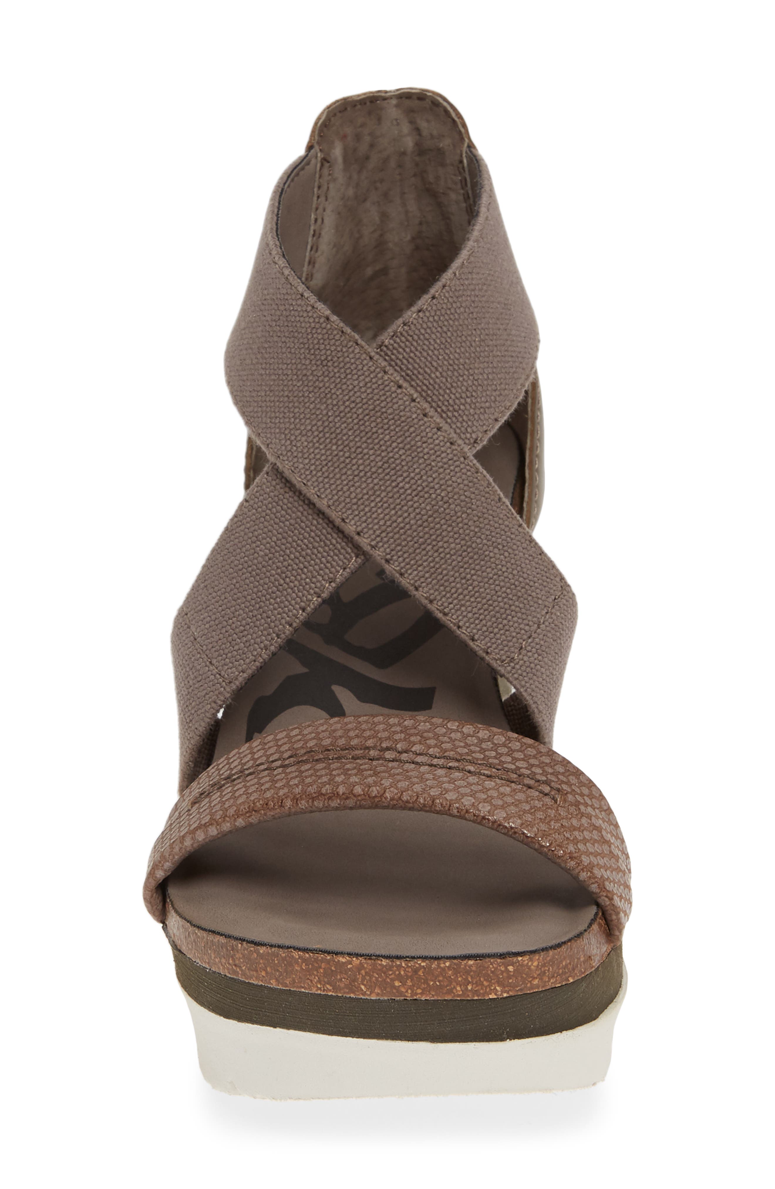 OTBT Half Moon Wedge Sandal, Alternate, color, 