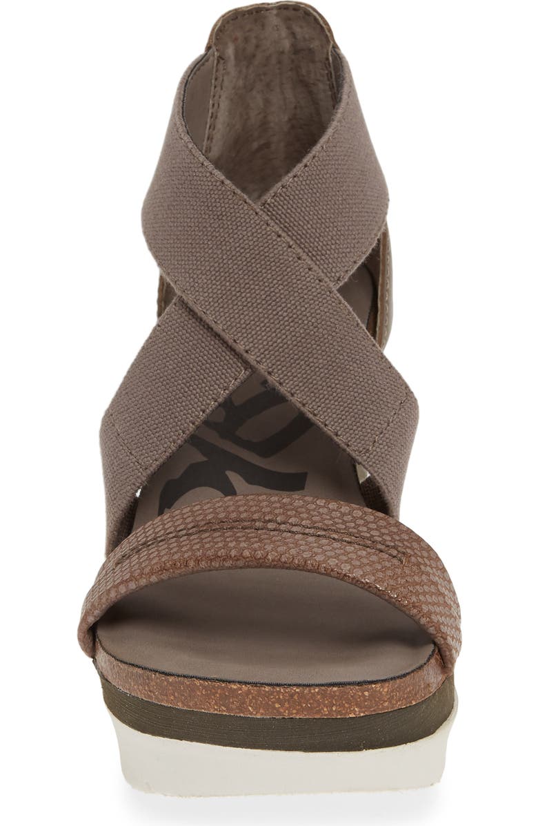 OTBT Half Moon Wedge Sandal, Alternate, color,