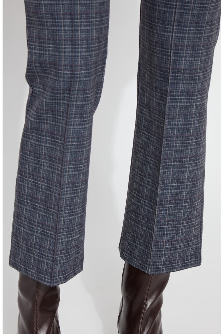 Elysse Plaid High Waist Ankle Pants, Alternate, color, WALL STREET PLAID