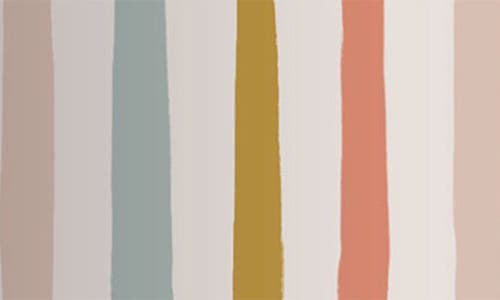 Deny Designs Colorful Stripes Stainless Steel Wine Chiller In Pink
