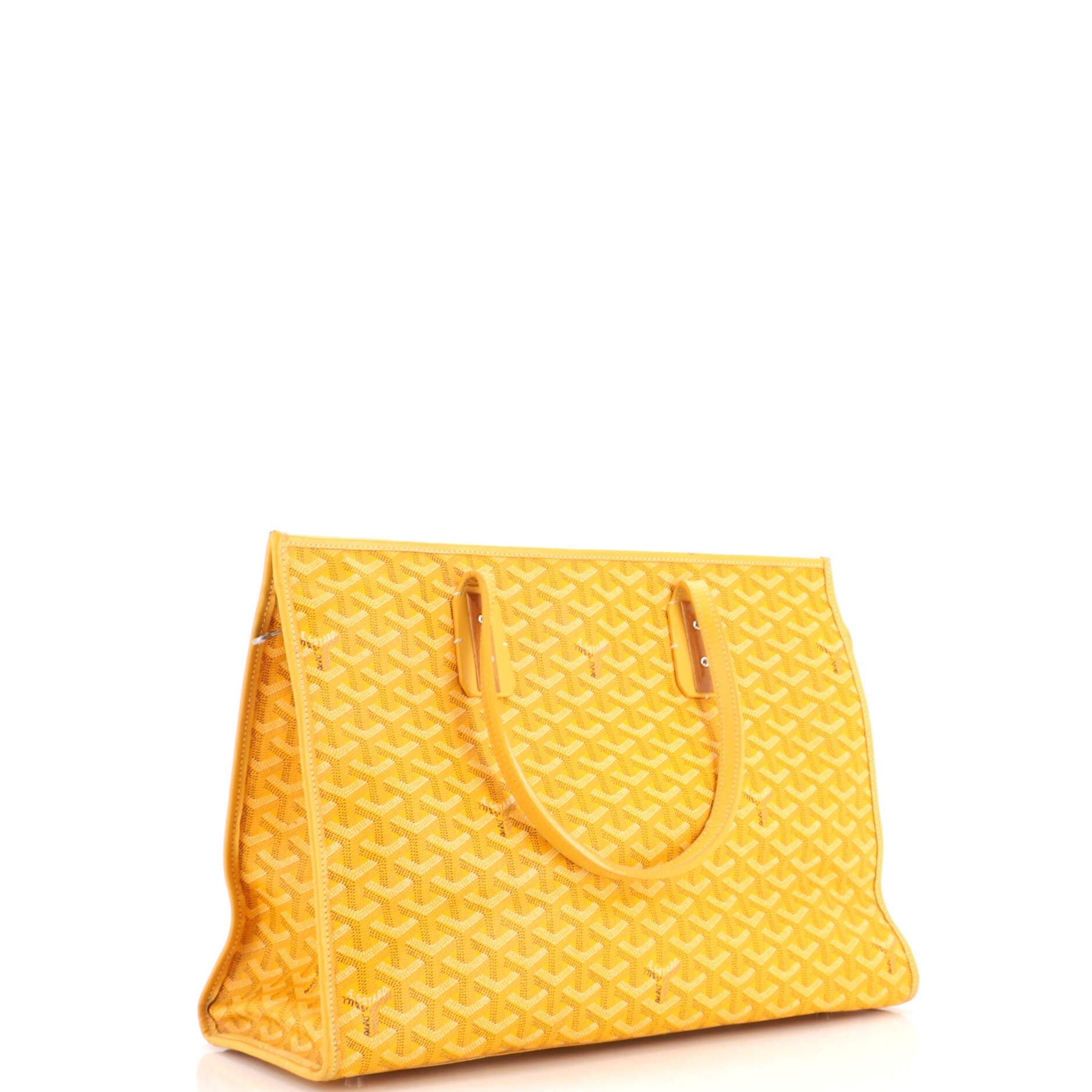 Marquises Bag Coated Canvas, Alternate, color, Yellow