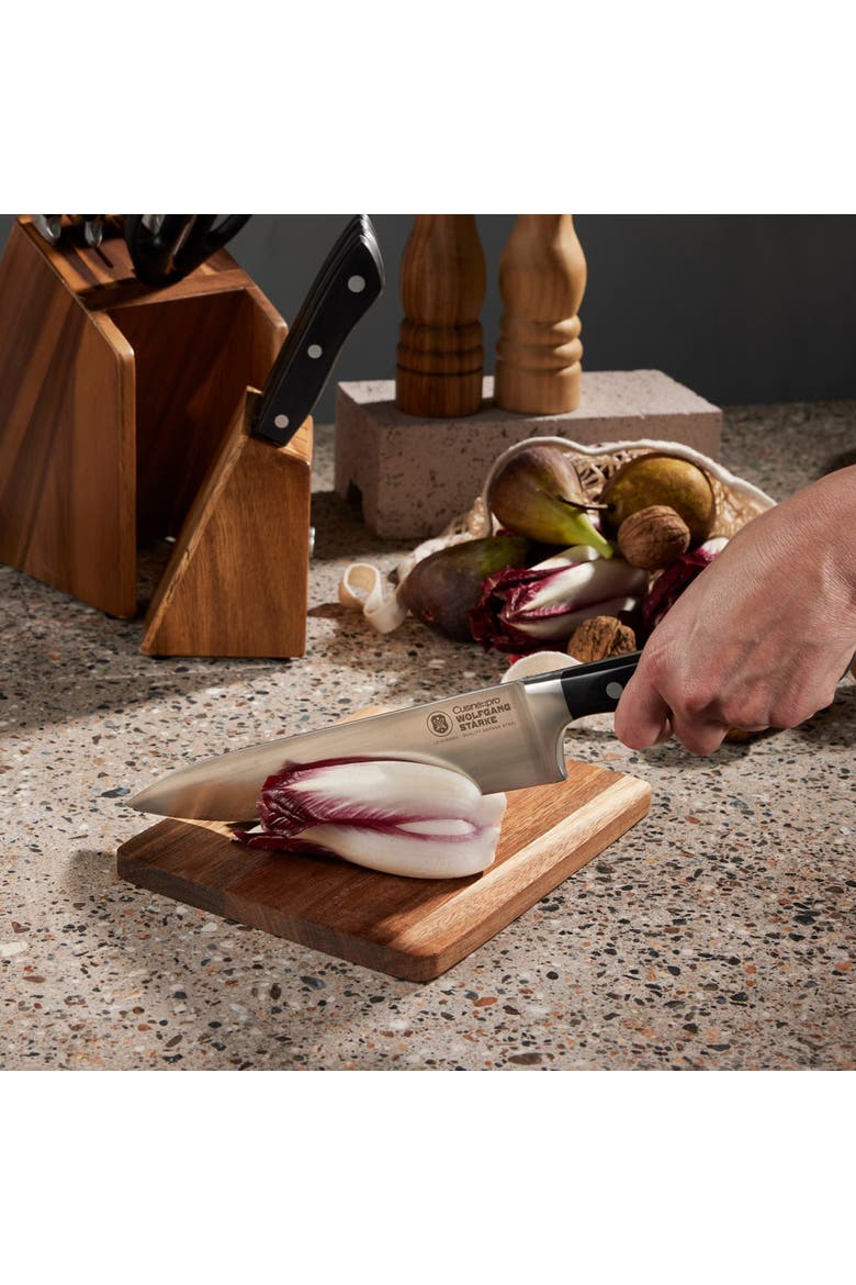 WOLFGANG STARKE Kutchin 11-Piece Knife Block, Alternate, color, Black