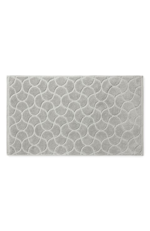 Oasi Scalloped Cotton Tub Mat