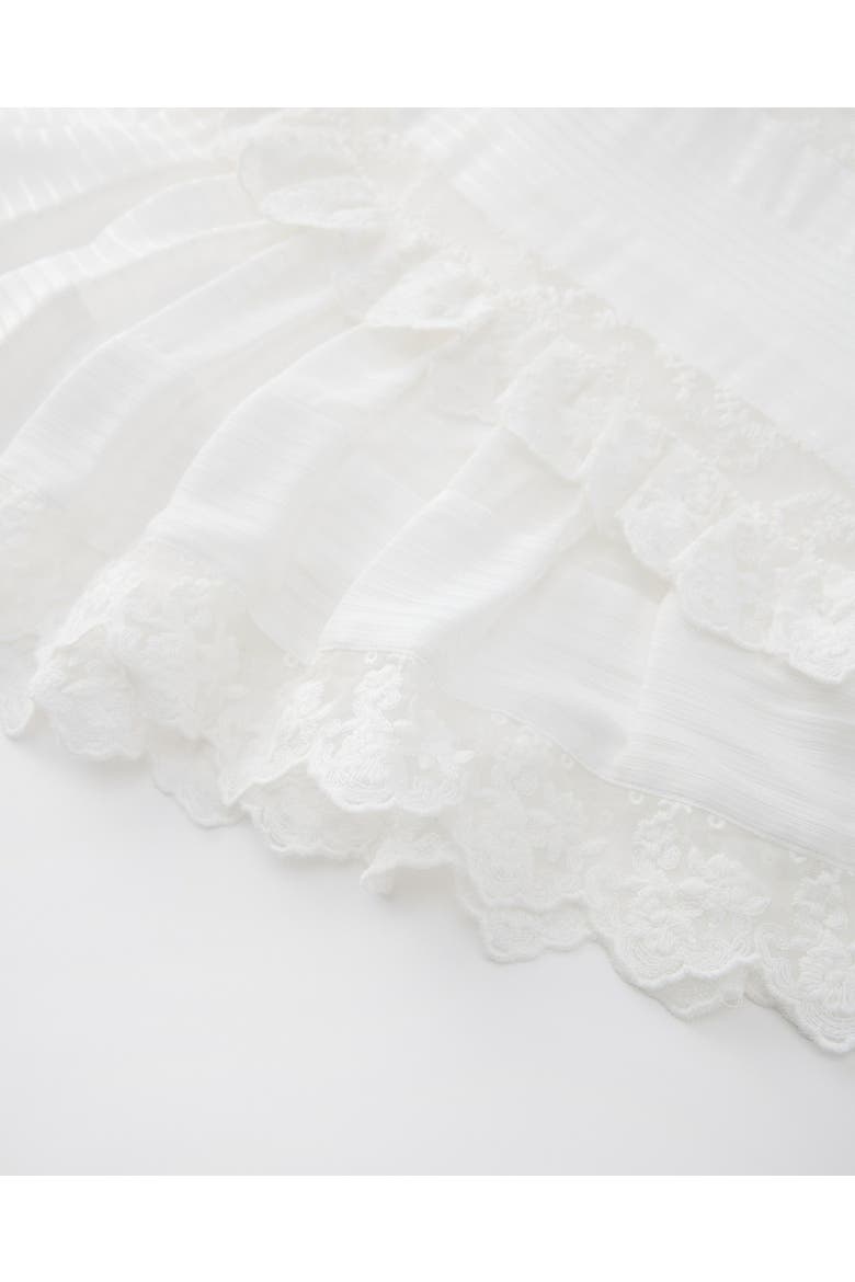 Selina Frill Mini Dress, Alternate, color, Ivory