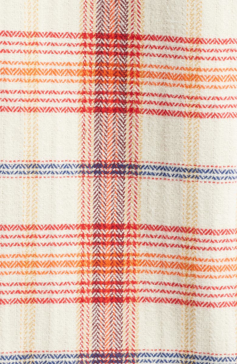 Billionaire Boys Club Tumbleweed Embroidered Plaid Flannel Button-Up Shirt, Alternate, color,