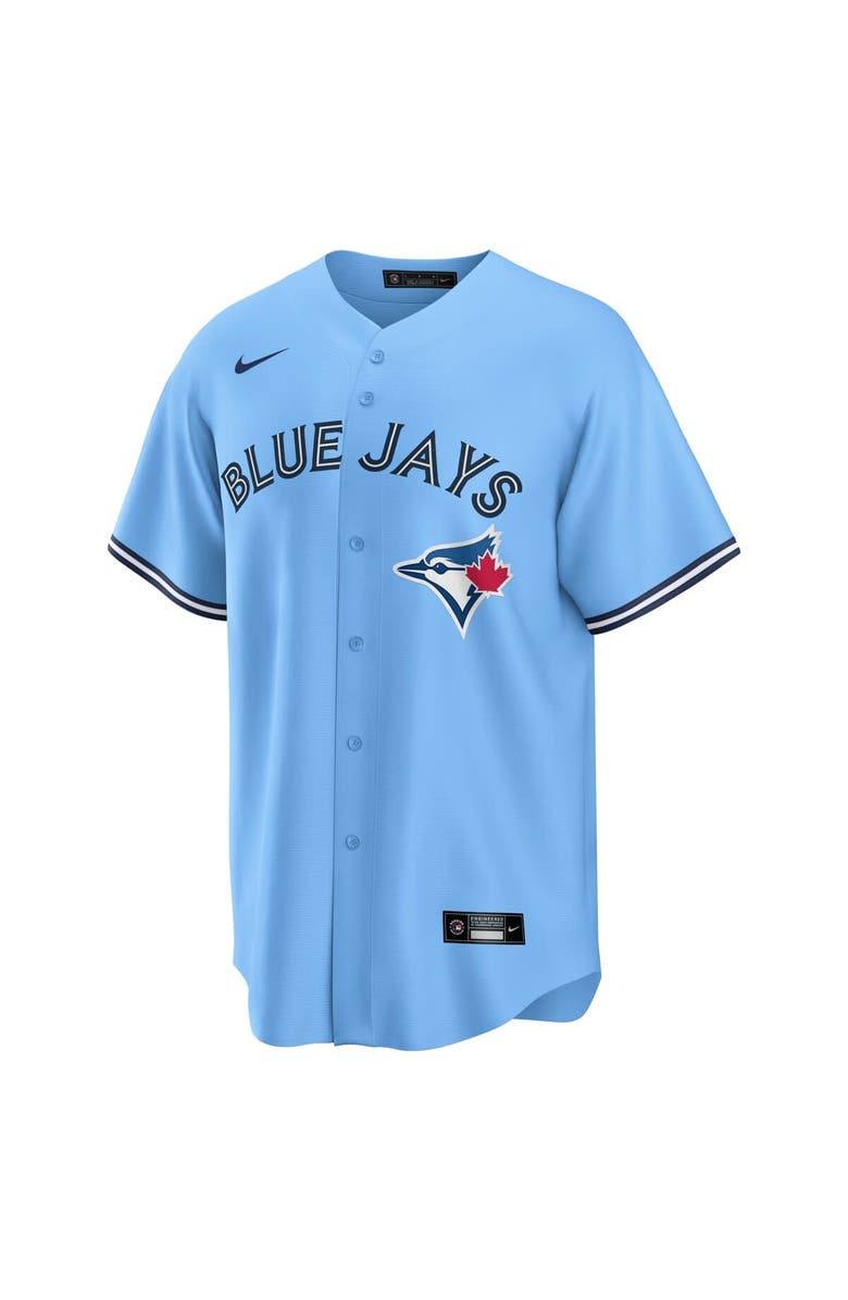 Nike Men's Nike Bo Bichette Powder Blue Toronto Blue Jays Alternate Replica Player Name Jersey, Alternate, color, 